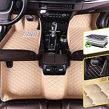 DBL Custom Car Floor Mats for BMW M3 F80 2009-2017 Waterproof Non-Slip Leather Carpets Automotive Interior Accessories 1 Set Beige - coolthings.us