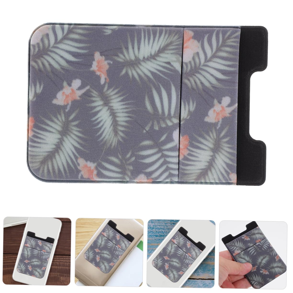 Hemobllo 8pezzi Porta Carte Adesivo Per Smartphone Wallet Retro Per Telefono Supporto Per Schede e Denaro Design Pratico e Sicuro Facile Da Attaccare e Rimuovere Multiuso Per Uso Quotidiano