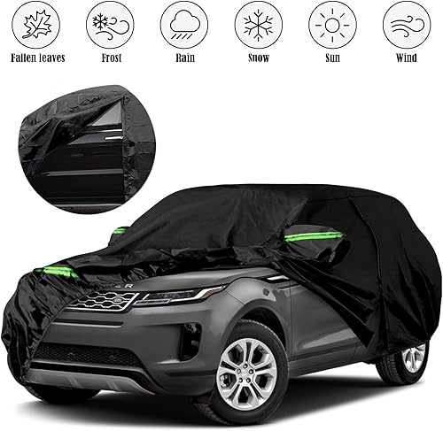 Miniatura 20 de Funda impermeable de repuesto para Land Rover Discovery Sport 2014-2025, 6 capas para todo tipo de clima, con puerta con cremallera y bandas