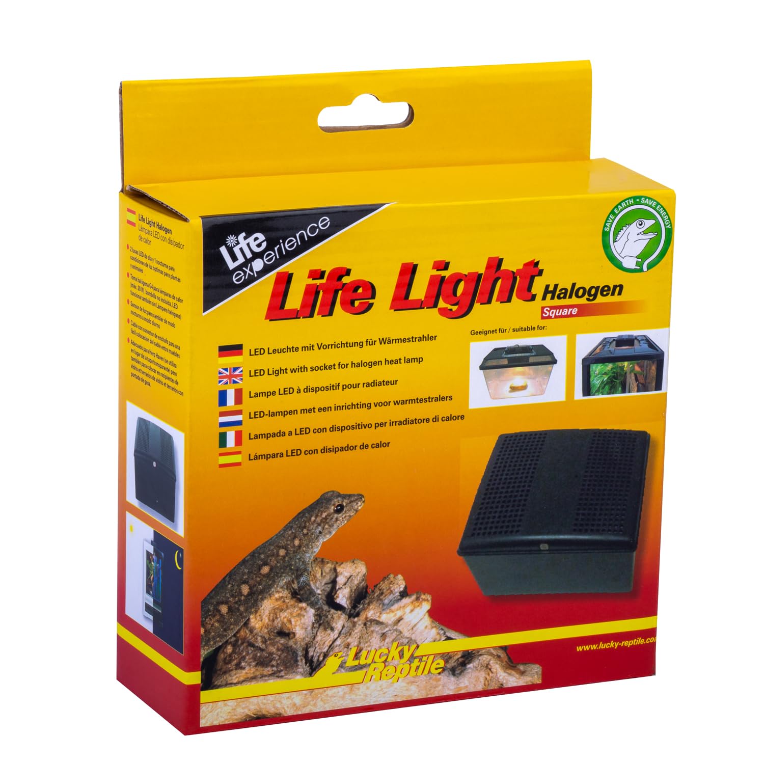 Lucky Reptile LL-3 Life Light - Halógeno Rectangular