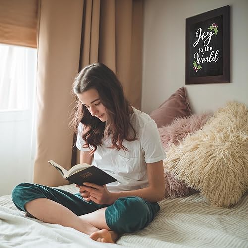 Miniatura 2 de Joy To The World - Christmas Music Wall Art Decor Print, This Ready to Frame Typographic Holiday Music Wall Art Decor Poster is Good For Home,