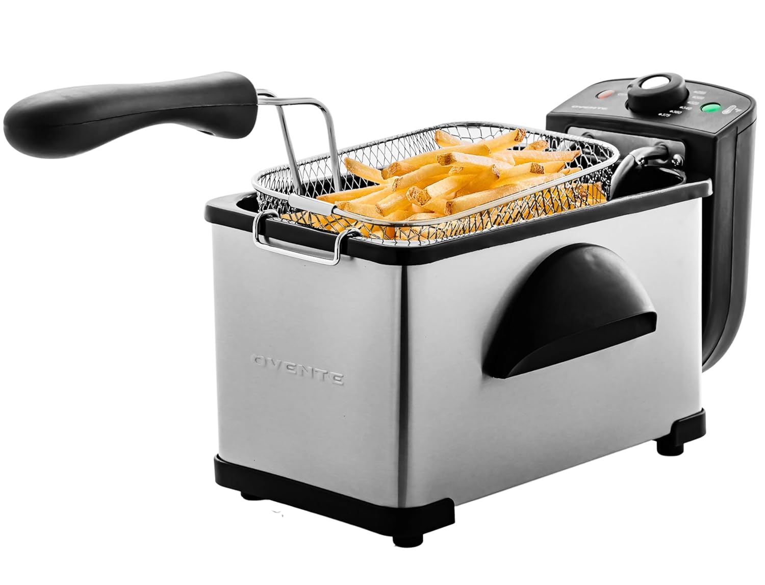 Best Deep Fryers for Home Use Under $50: Top Picks to Fry Right 8 OVENTE Electric Deep Fryer 2 Liter Capacity, 1500 Watt Lid with Viewing Window and Odor Filter,...