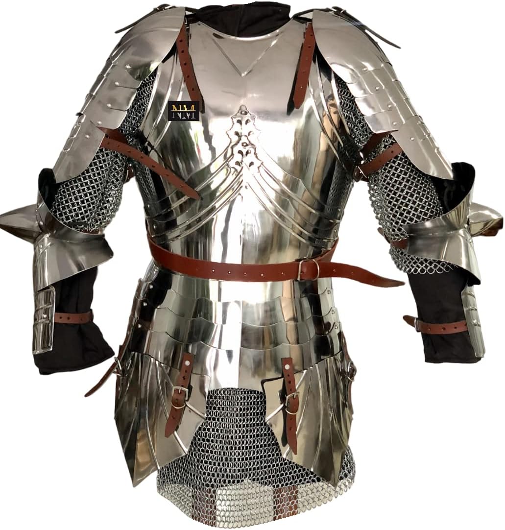 NauticalMart Medieval LARP Fantasy Steel Armour Cuirass Breastplate Halloween Costume