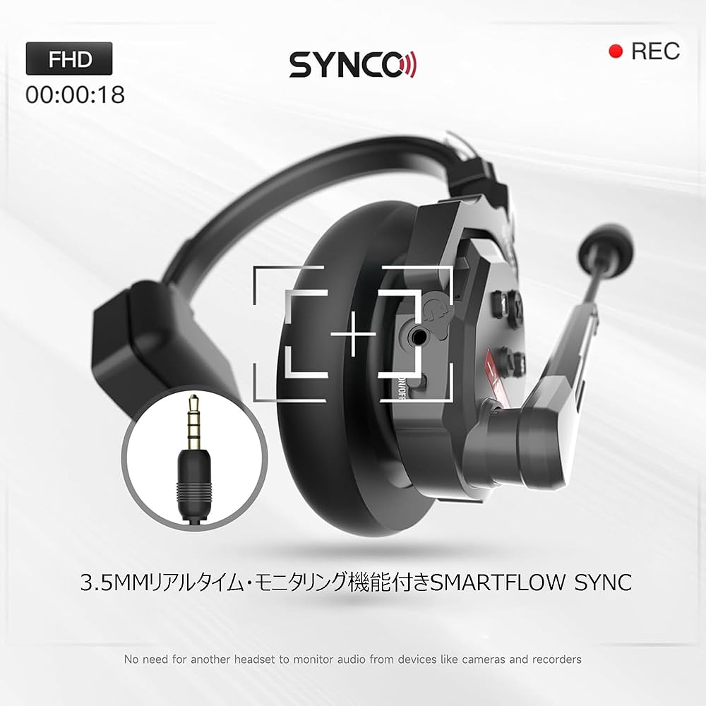 Amazon.co.jp: SYNCO XTalk X2 ワイヤレスヘッドセット