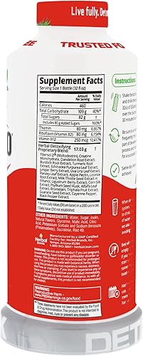 Miniatura 2 de Herbal Clean Bebida desintoxicante prémium para el mismo día sabor tropical 32 onzas líquidas