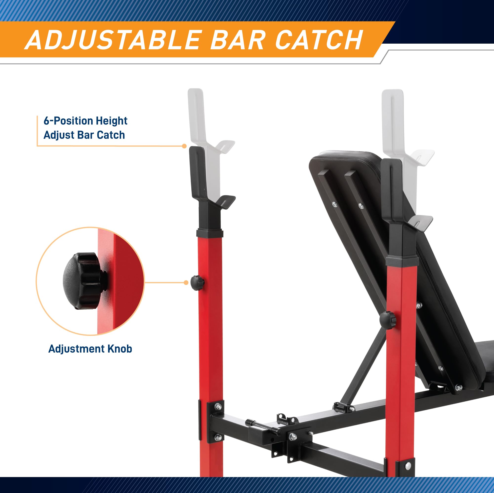 Marcy Bancos de pesas y accesorios ajustables estándar y olímpicos. Construye tu propio gimnasio en casa con accesorios opcionales disponibles: Torre Lat, desarrollador de piernas y rizo de brazos