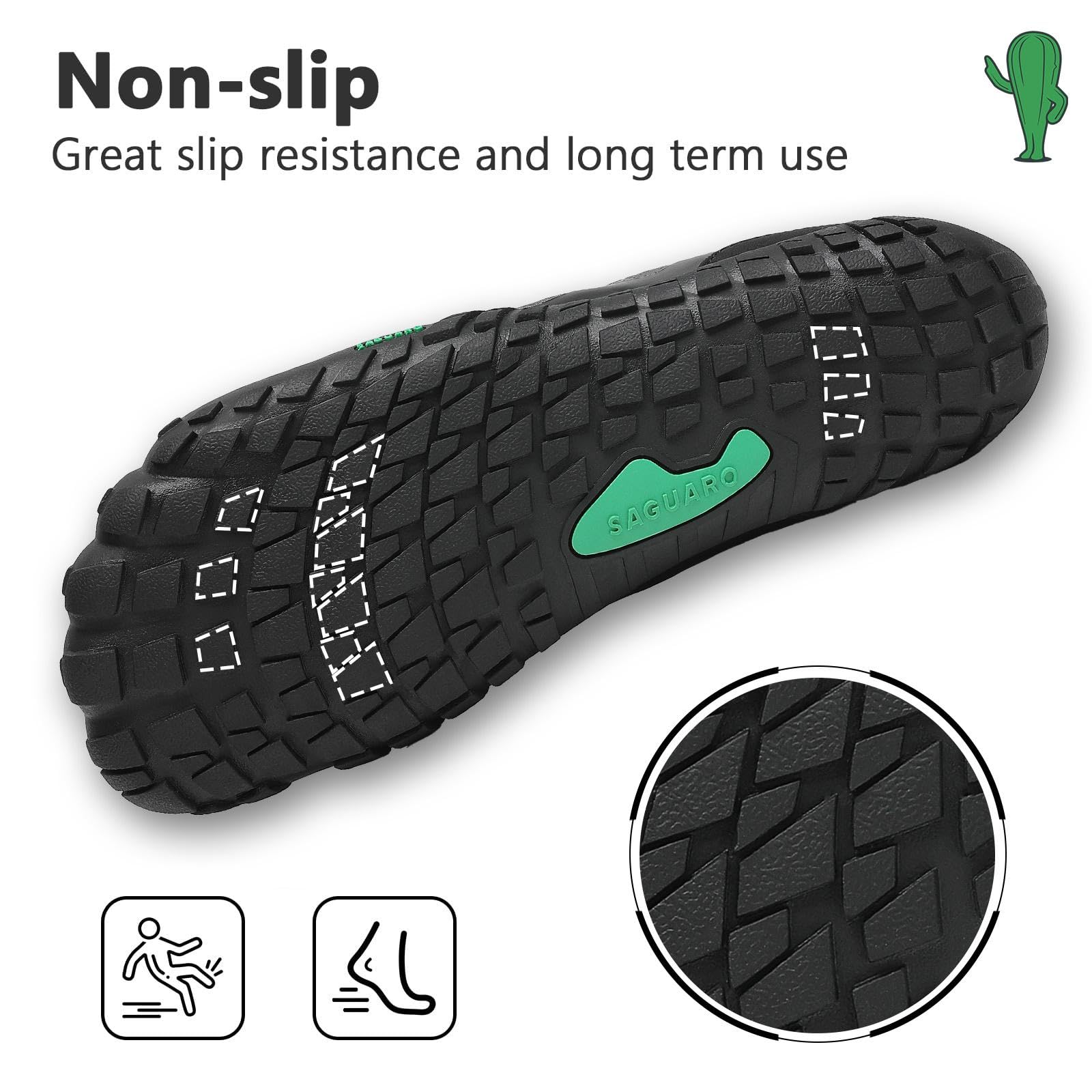 Saguaro Scarpette da Piedi Nudi Donna Minimaliste Barefoot Scarpe Uomo Scarpa da Traspirante Antiscivolo