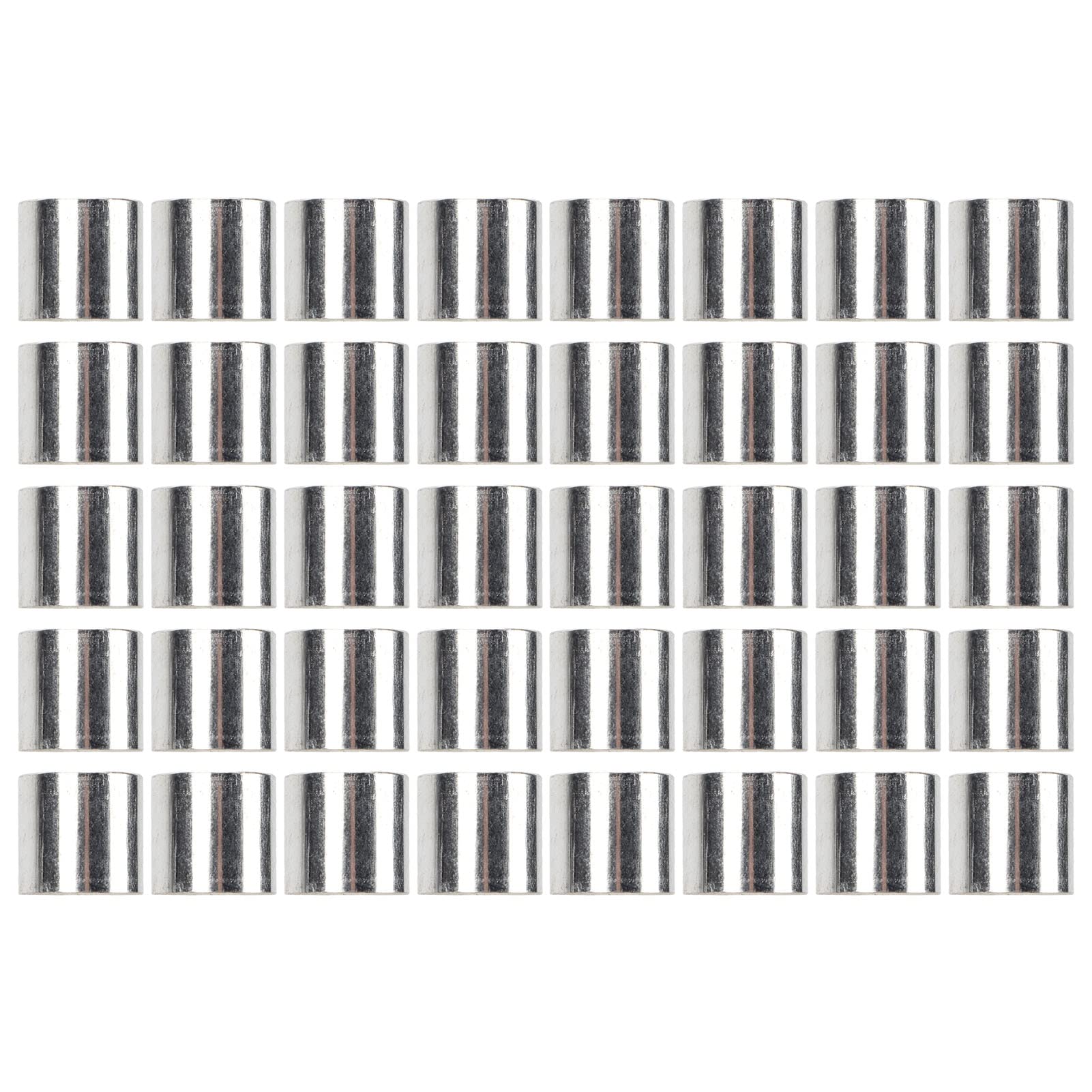 Pilipane Bearing Spacers Skateboard Hardware Iron Material Wear Improve Stability Prevent Bearing Explosion for Longboards Skateboards Repair Rebuilding 40pcs (Silver)