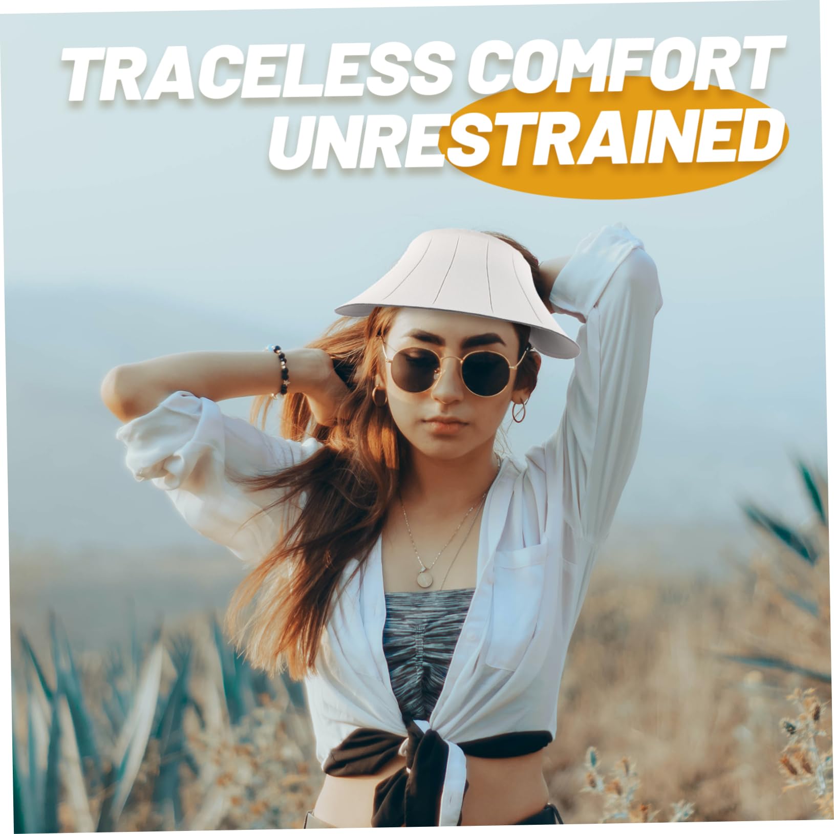 BESTonZON Sombrero de Playa para Mujer con ala Ancha y Protección Solar Gorra Transpirable y Plegable para Actividades Senderismo Piscina y Vacaciones de Verano