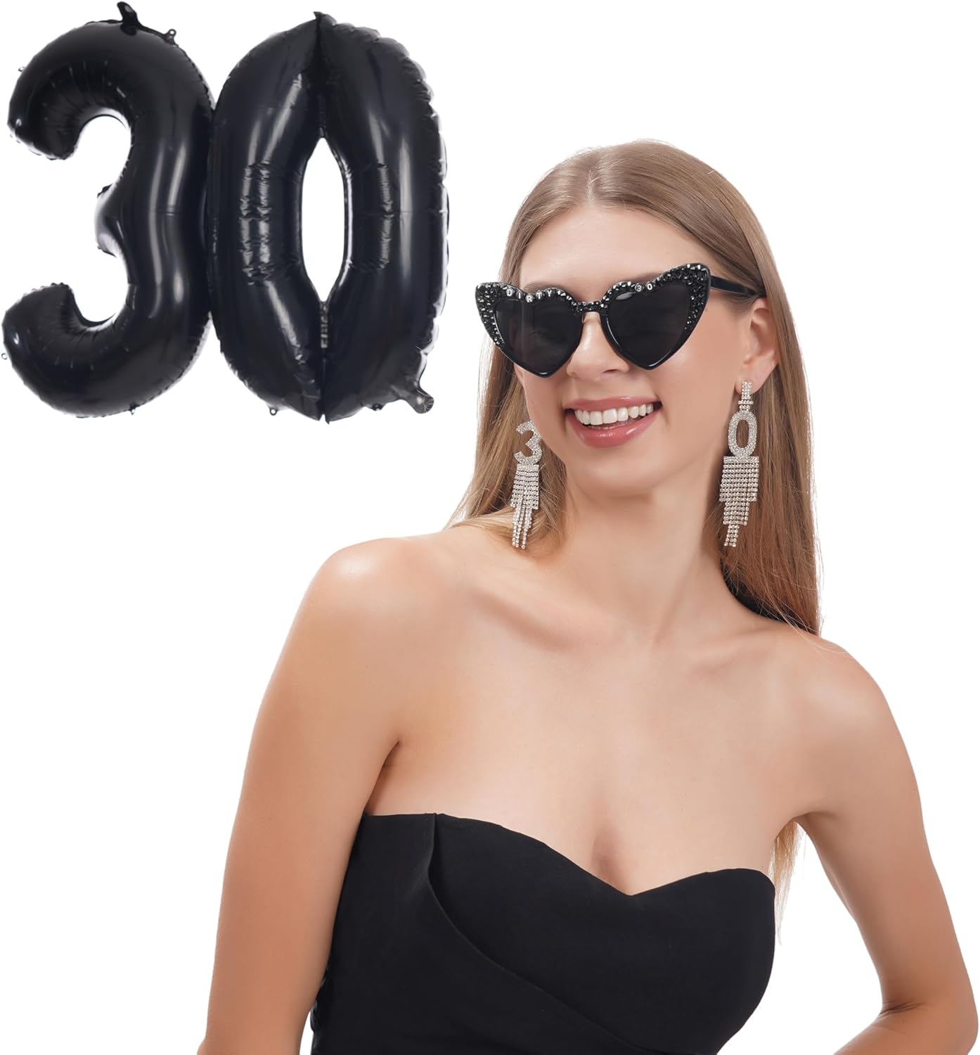 Ieda 30th Birthday Earrings with Long Tassel for Decorations - Image 4