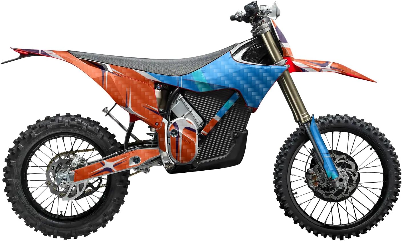 Glossy Glitter Surron Light Bee Graphics Kit Wrap - Wild Abstract - Sur-Ron Skin - Premium 3M Vinyl Protective Wrap Decal Cover - Easy to Apply | Crafted in The USA by MightySkins