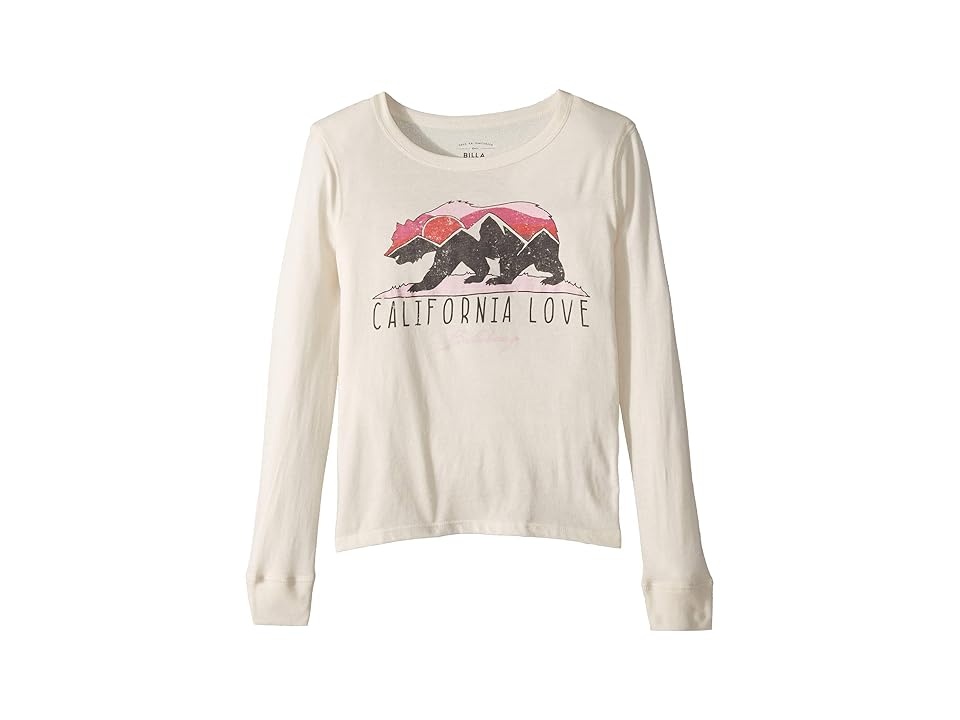 

Billabong Kids Mountain Cali Bear Tee (Little Kids/Big Kids) (White Cap) Girl's Clothing