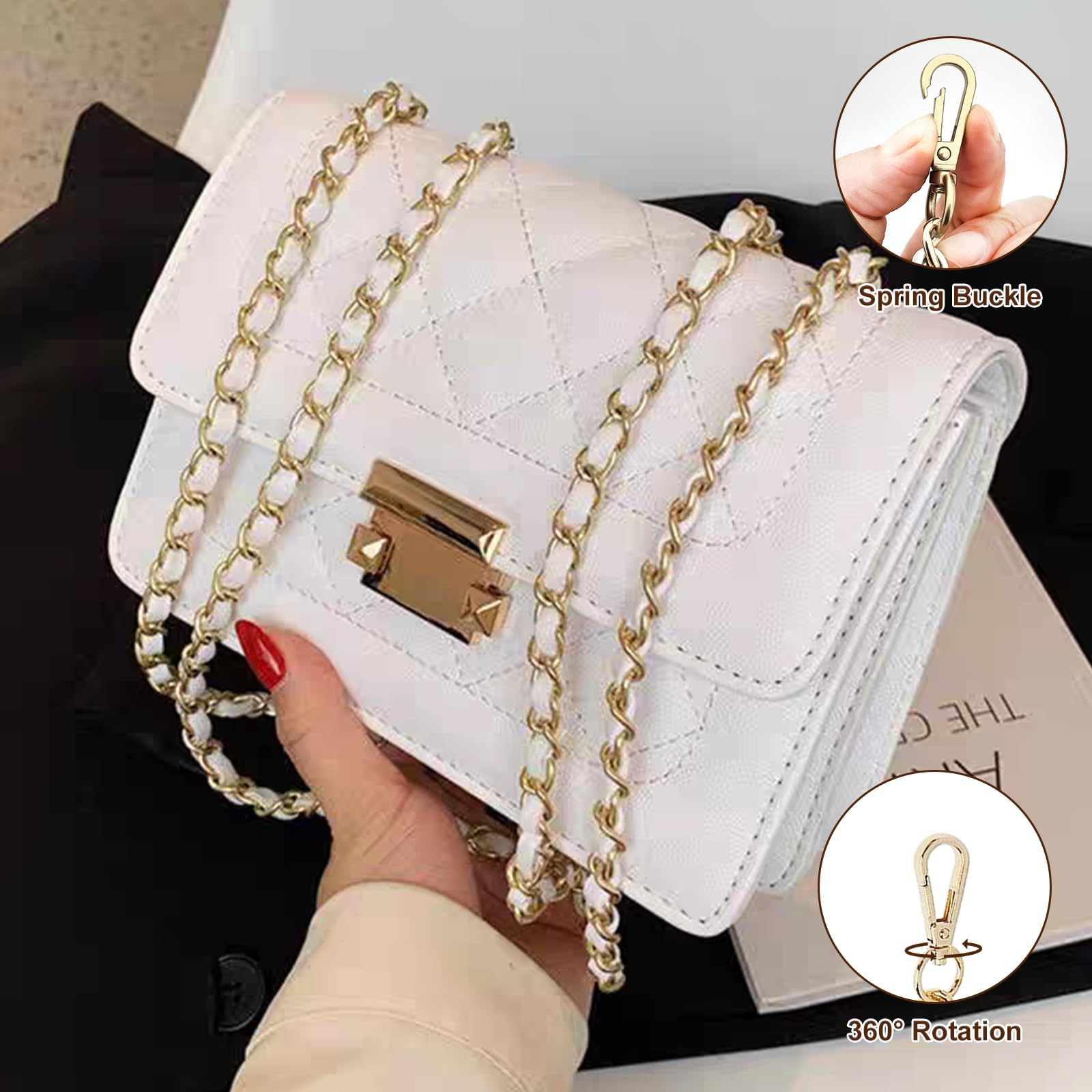 Borse Con Catene Tracolla A Tracolla Pezzi In Metallo