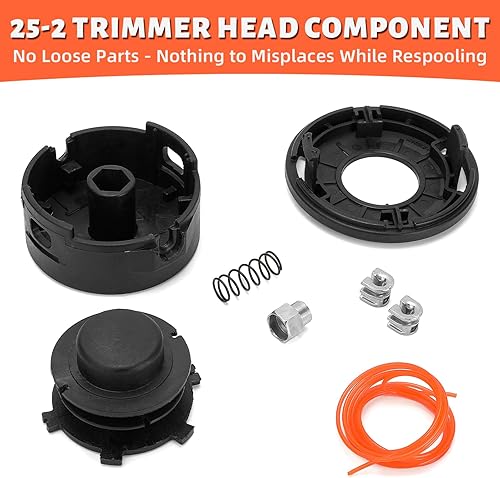 Miniatura 5 de VBSYBO Cabezal de recortadora FS55R FS90R 25-2 para Stihl Weed Eater FS 55R FS45 FS55 FS56RC FS80 FS80R FS85 FS75 FS70R FS90 FS100 FS110R FS130