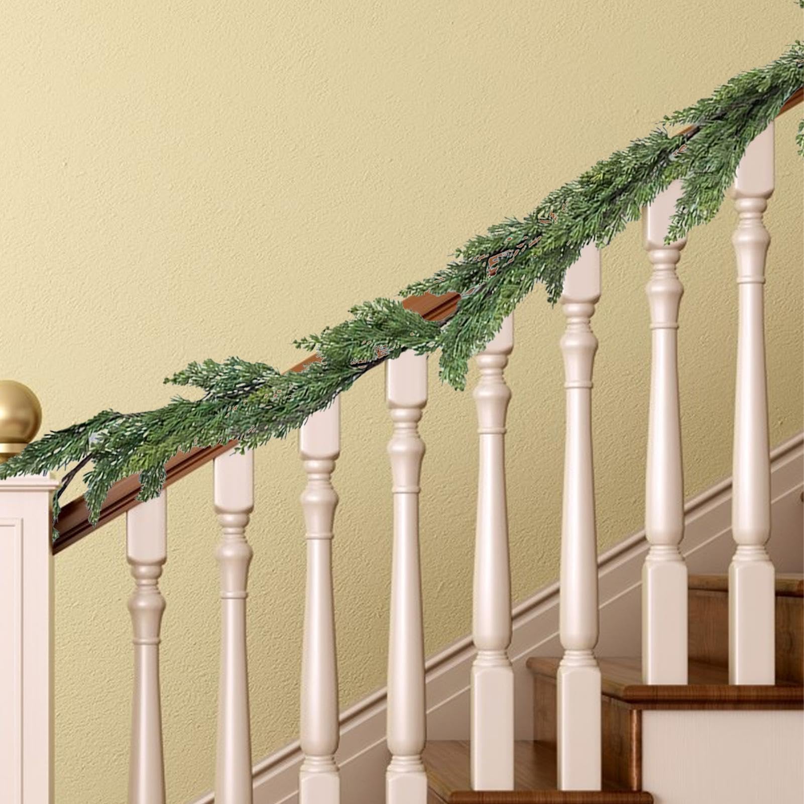 Künstliche Zederngirlande – 1,8 M Lang, UV-beständig, Für Weihnachtsdeko Innen & Außen