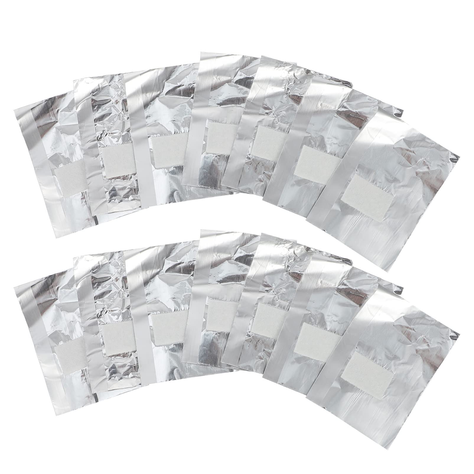 Outanaya Nail Polish Remover Pads 200pcs Nail Aluminum Foil Wraps Disposable Manicure