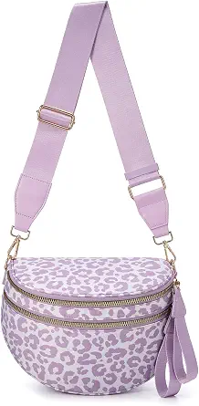  Spacious Nylon Crossbody Bag Bum Bag Handbags Wallets Purses Trendy Shoulder Bag for Women