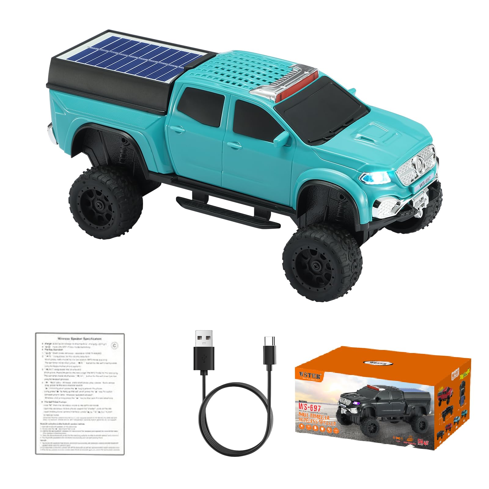 Amazon.com: WSTER WS-697 Pickup Truck Bluetooth Replica Speaker