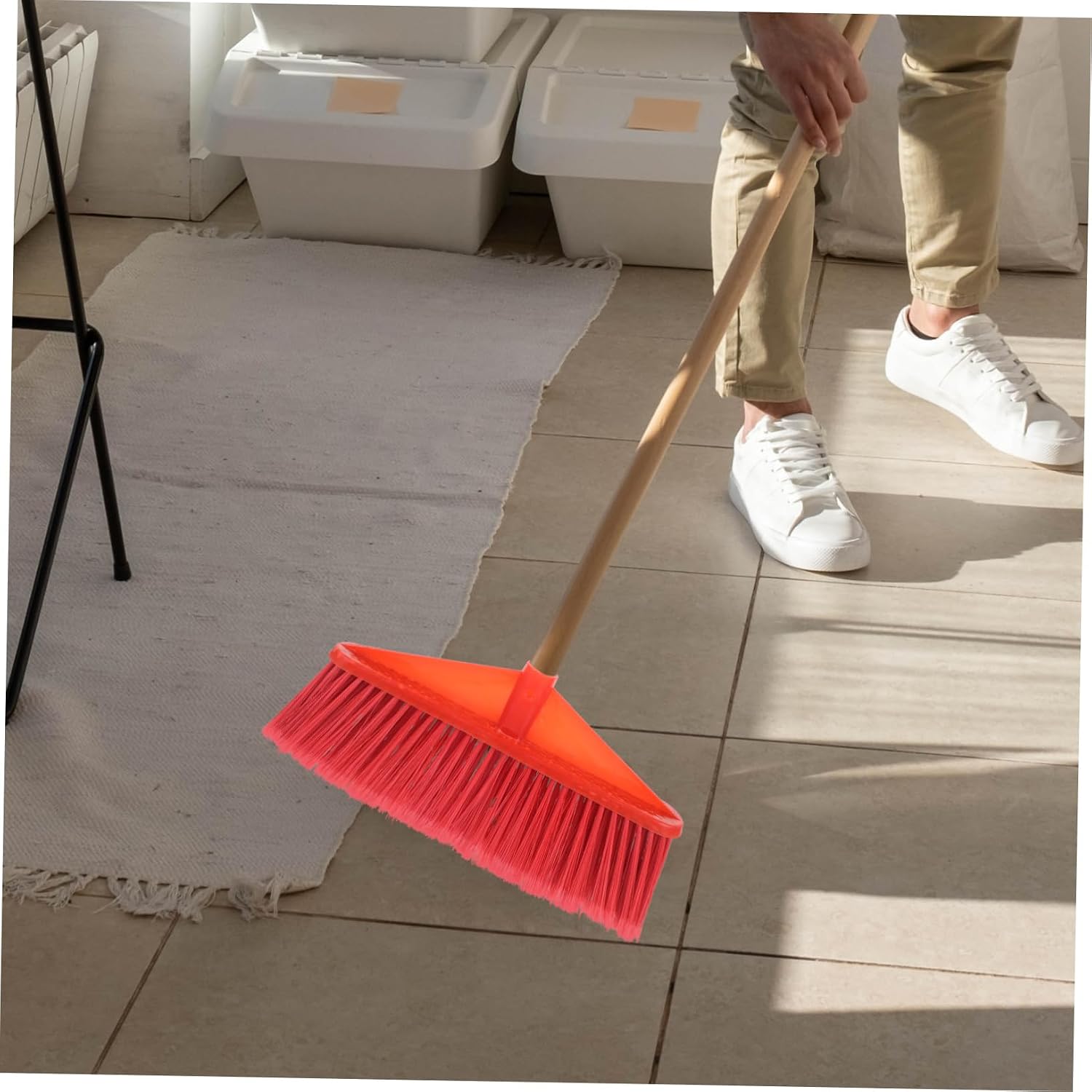 Ipetboom 2pcs Cleaning Broom Head Household Broom Part Plastic Sweeper Great for Floor Cleaning Home Accessory
