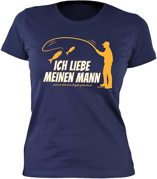 FunSprücheShirt/Spaß/HobbyDamenMotivShirt Ich Liebe Meinen Mann