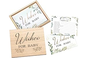 Junkin Wishes for Baby Keepsake Box with 50 Advice Cards