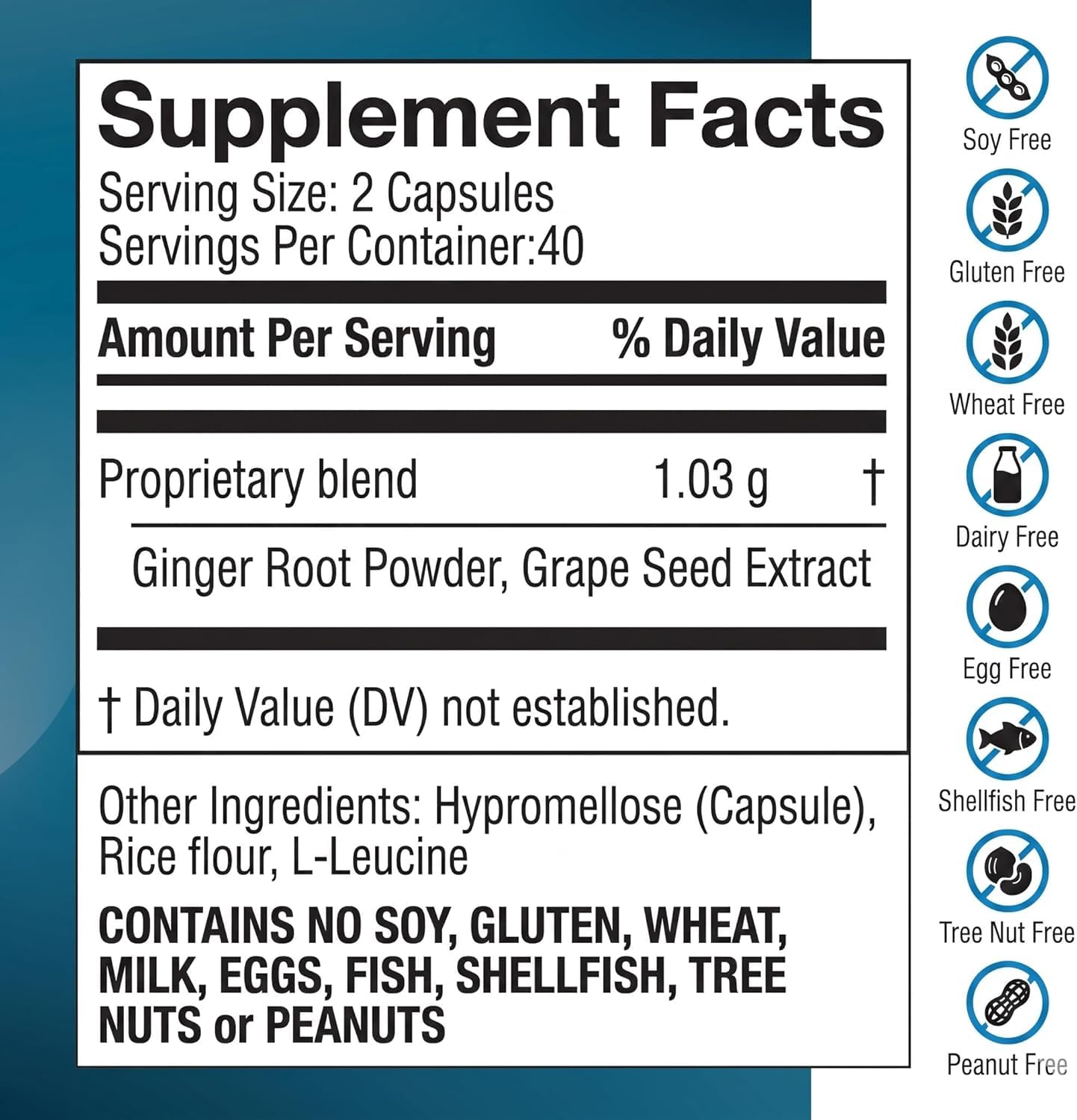 Dizzy Stop Dr. Barton's Vertigo Relief Products with Ginger and Grape Seed - Non-Drowsy Motion Sickness Pills for Dizziness Relief and Inner Ear Balance - 80 Count — Amazon image 3