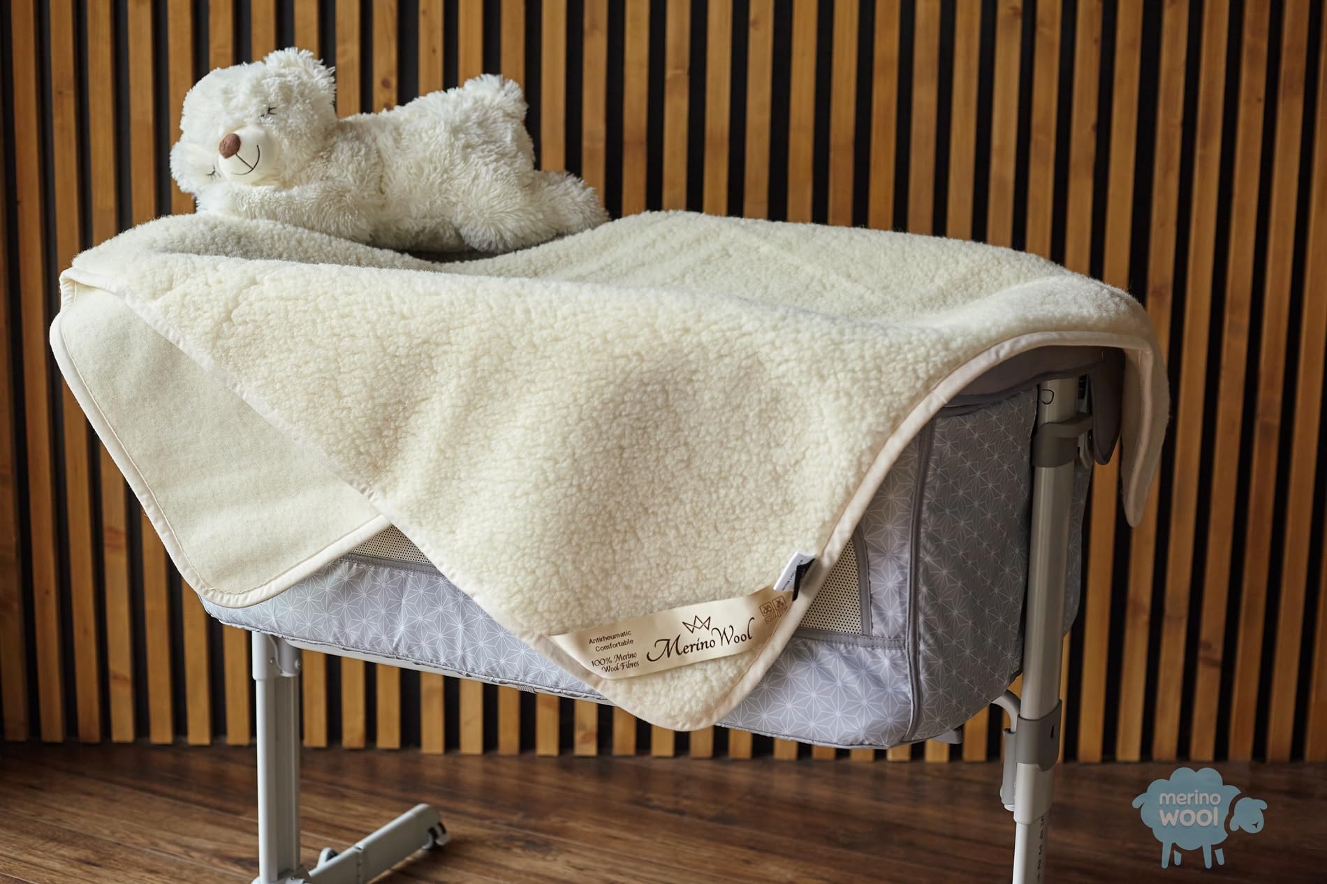 Merino Wool Cream Sale!!! Light Natural Baby Cot Bed Wool Blanket 100% Wool Baby Blanket 140 X 100 Cm Blanket Ecru