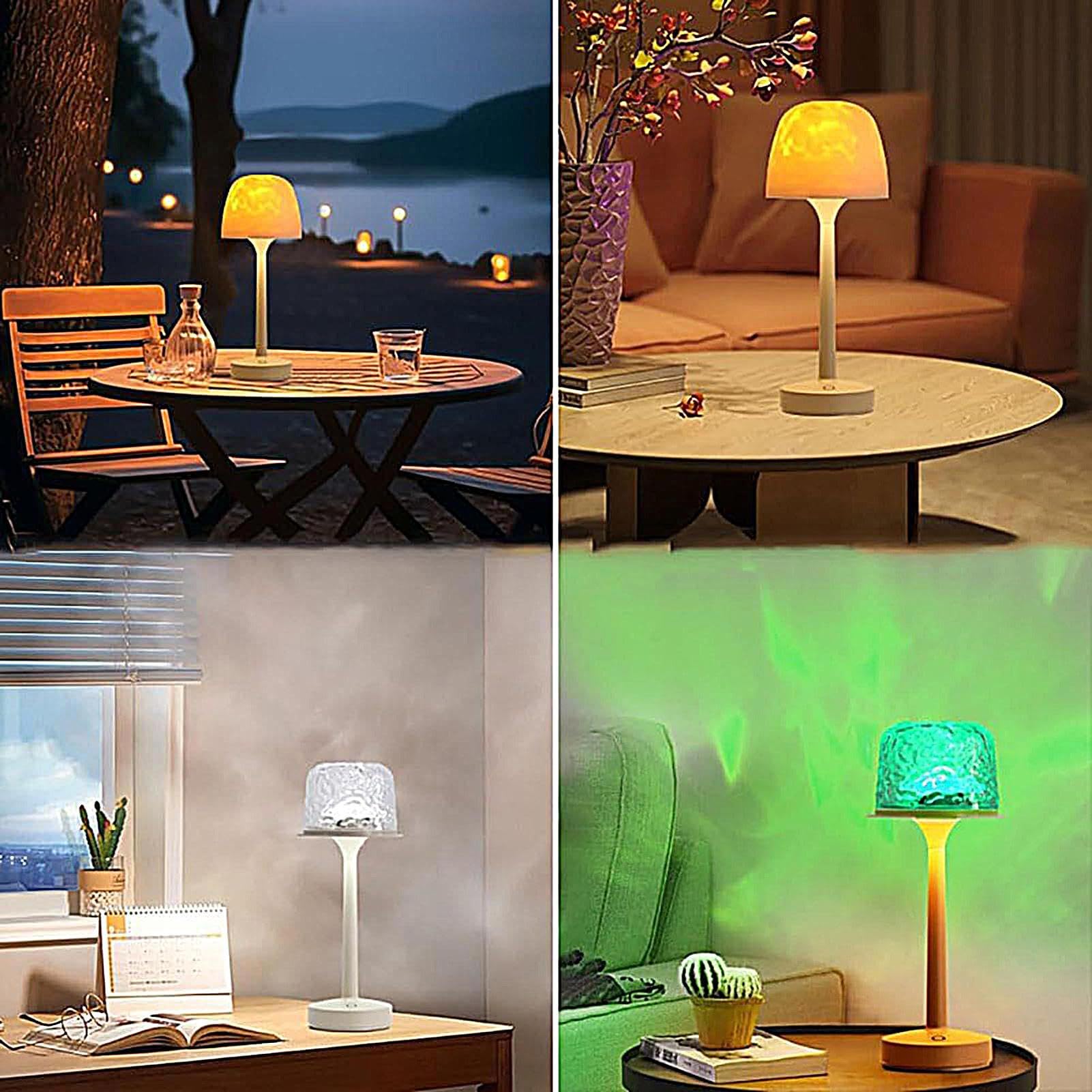 Projektor LED do Sypialni Ładowalna Lampka Nocna LED Z Projektorem I