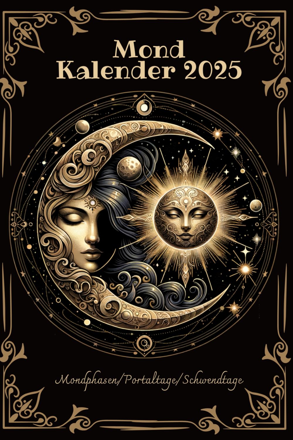 Mond Kalender 2025: Dieser Kalender 2025 ALLES IN EIN/Viel Platz und