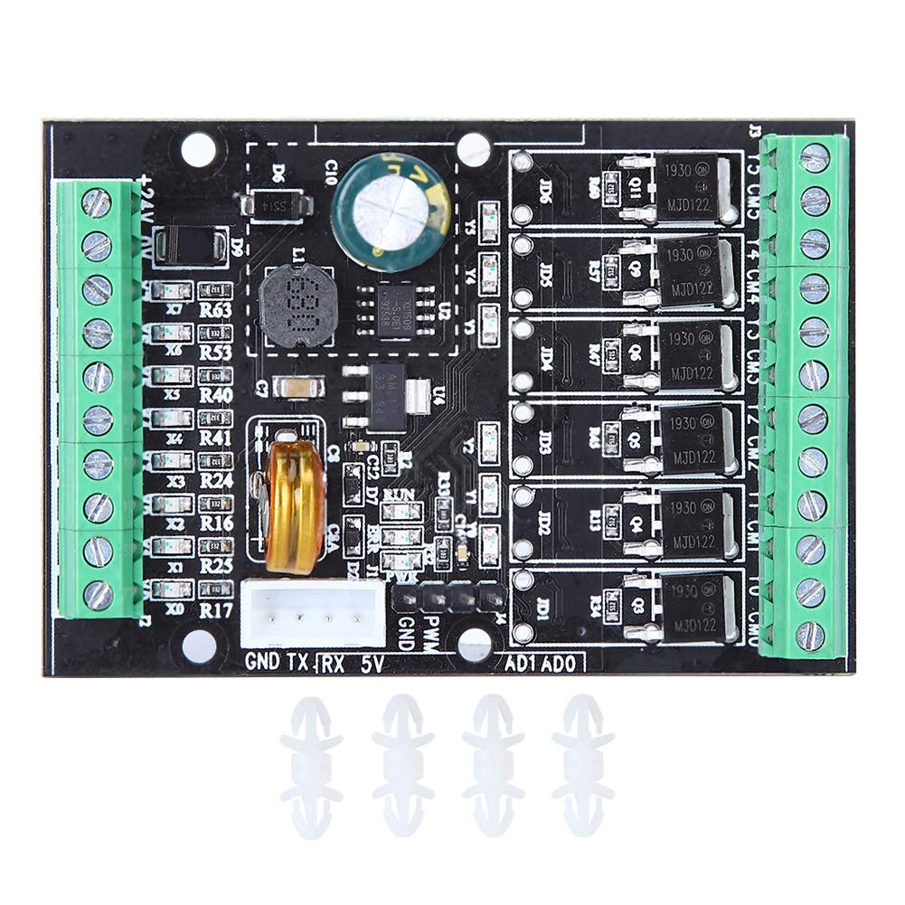 Automate Programmable Industriel Relais Plc 15x15x5 Cm Contrôle Stable En Ligne Avec Sauvegarde Automatique Matériau En Alliage D'aluminium Formation En Automatisation