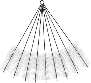 minkissy Metal Straw 30 Pcs Cleaning Brush Cleaning Tool Straw Portable Straw Easy Cleaning Brush Stainless Steel Straws Laboratory Flask Brush Cleaner Household Nylon 9 Piece Set