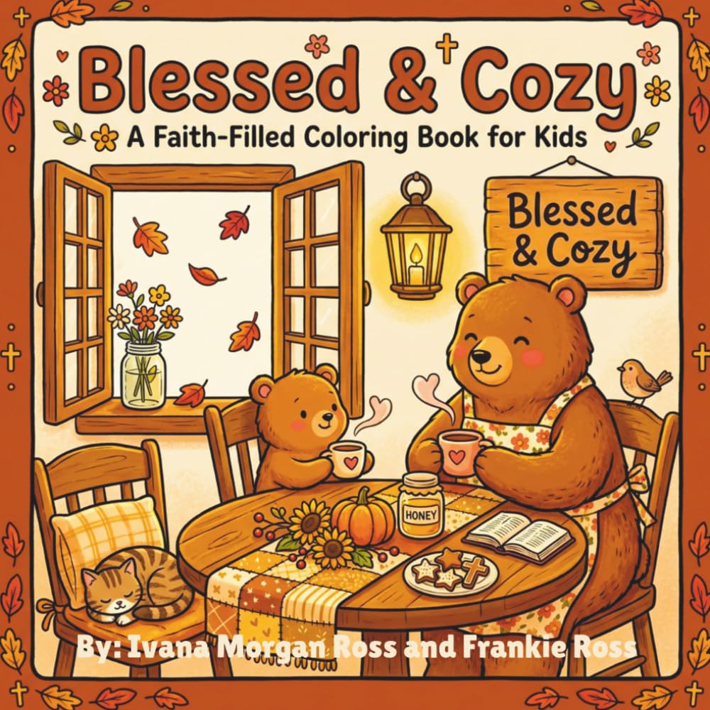 Blessed and Cozy: A Faith Filled Coloring Book For Kids