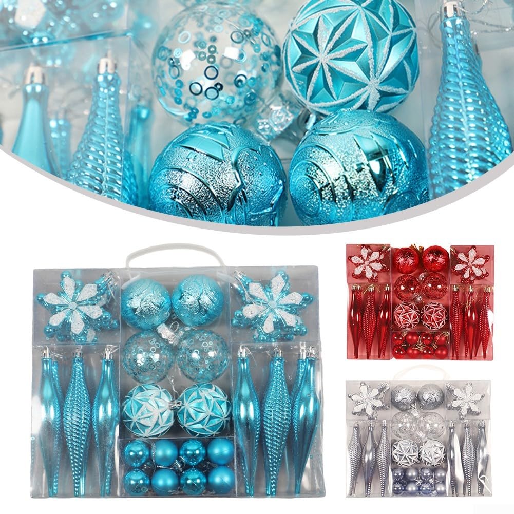 Bolas de Navidad: adornos versátiles para fiestas, bodas y decoración navideña (dorado)