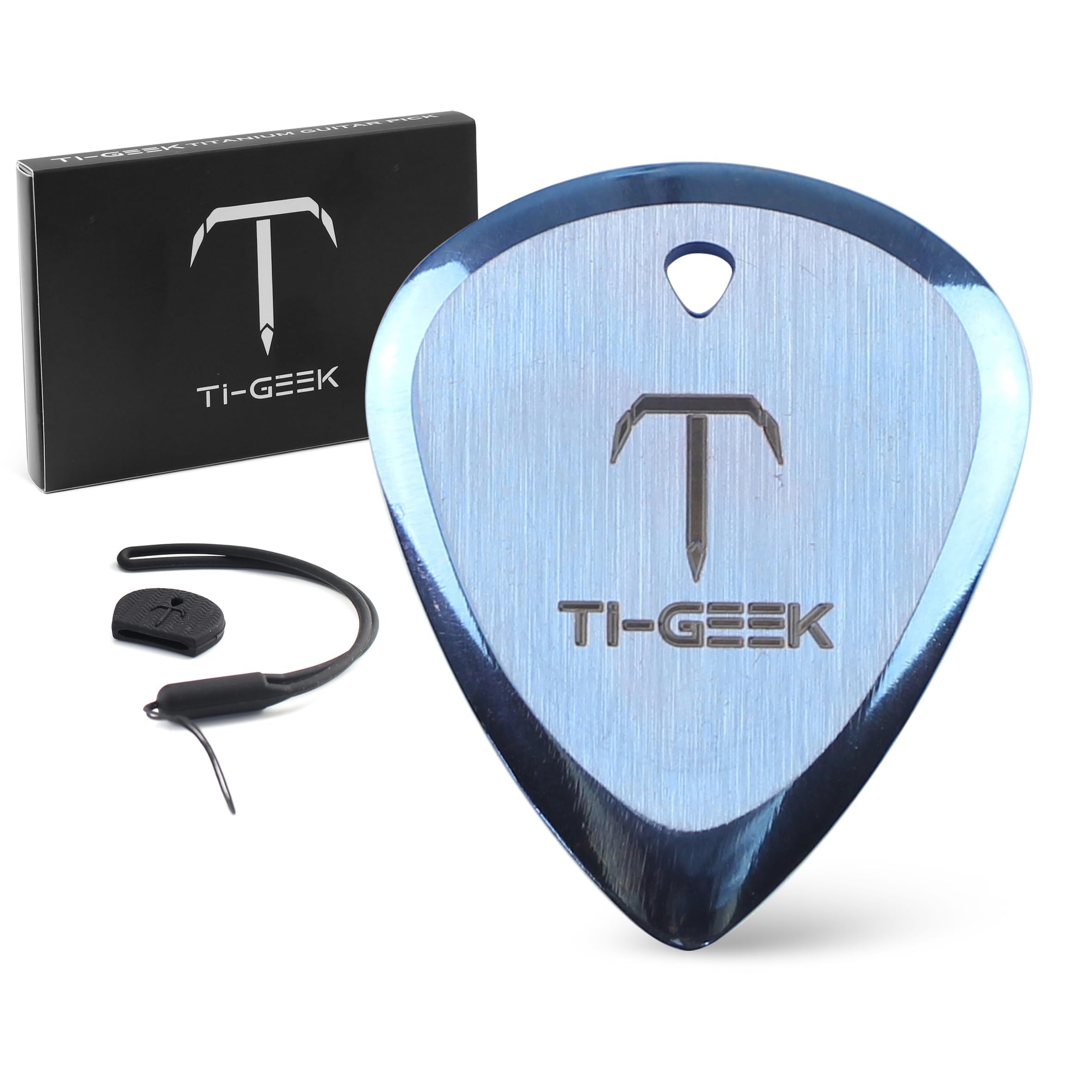 Amazon | Ti-Geek プレミアムチタンギターピック 厚さ2.8mm ネプトン