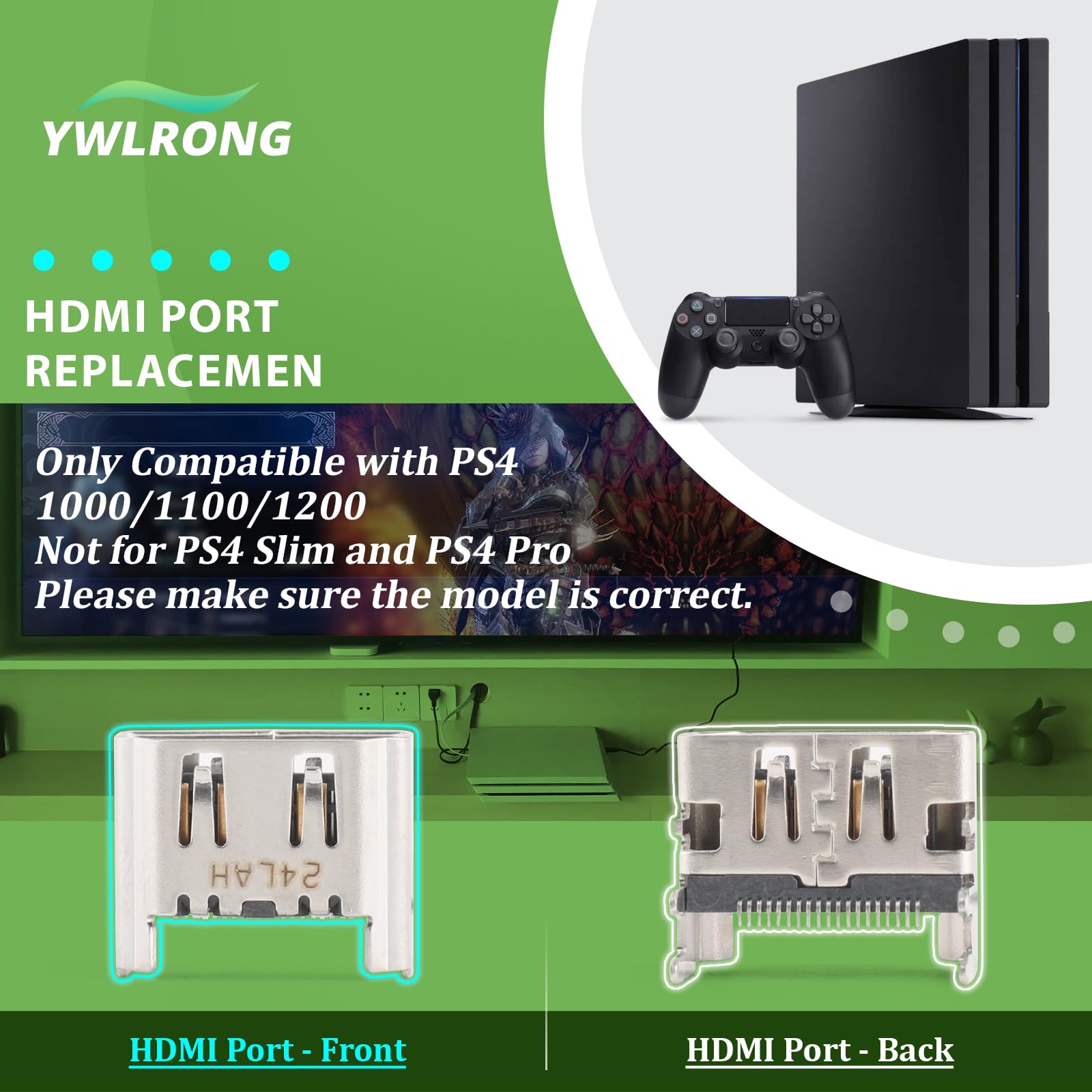 プレーステーション4 Amazon.com: 2PCS for PS4 HDMI Port Replacement for Sony