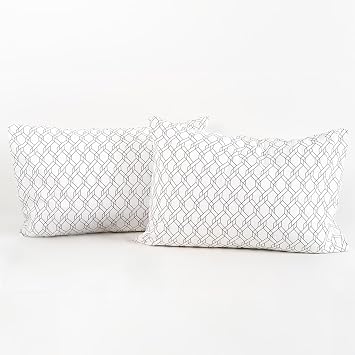 Soley | Mix & Match | Limoges |%100 Pamuklu 2’li Yastık Kılıfı Seti Beyaz