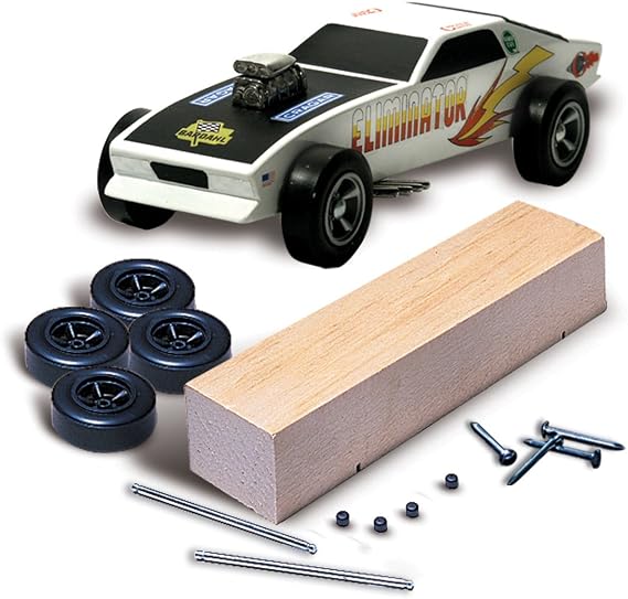 Woodland Scenics Pine Car Derby Car Kit, Basic (P370)