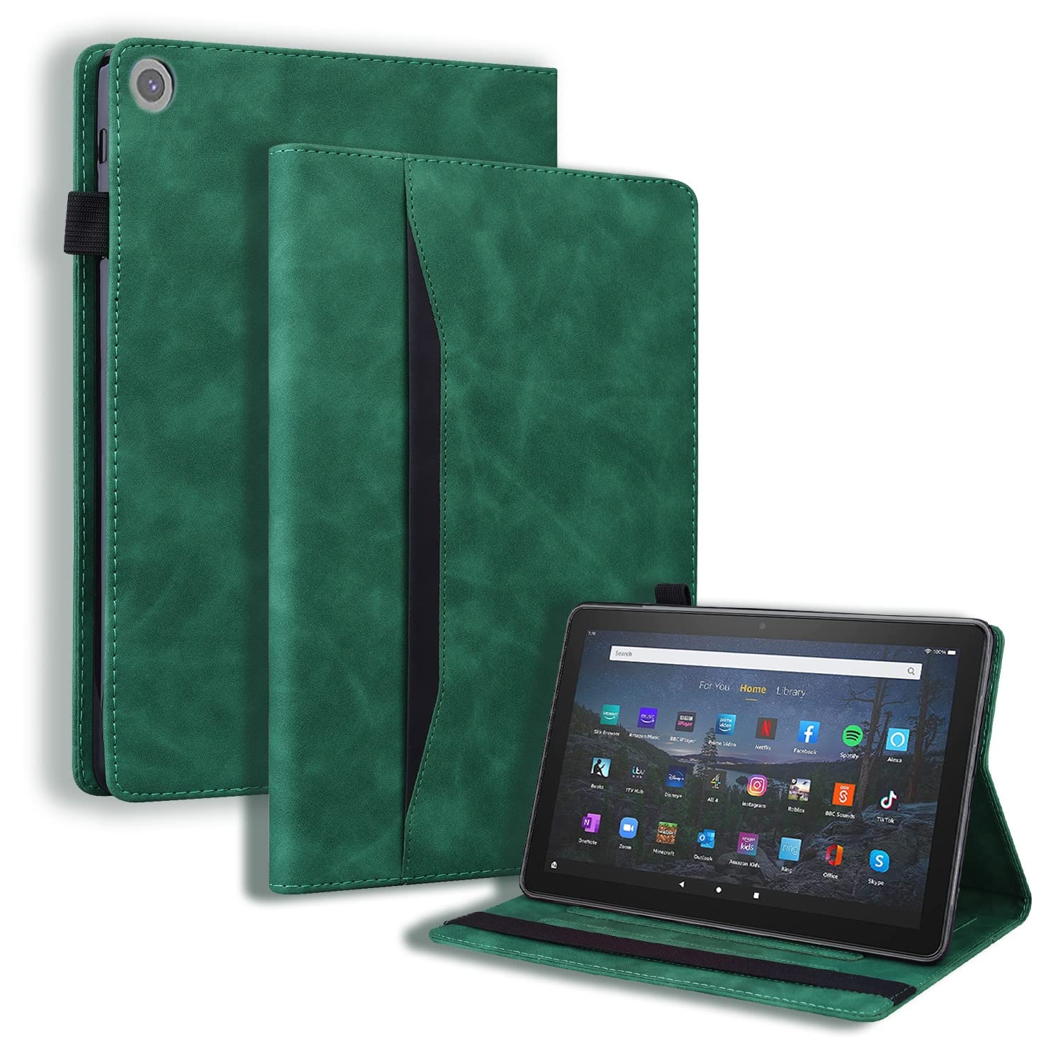 Custodia protettiva per tablet PC compatibile con iPad Mini 6 con staffa per tablet PC custodia per tablet custodia regolabile con cinturino di fissaggio per schede custodia per tablet antiurto