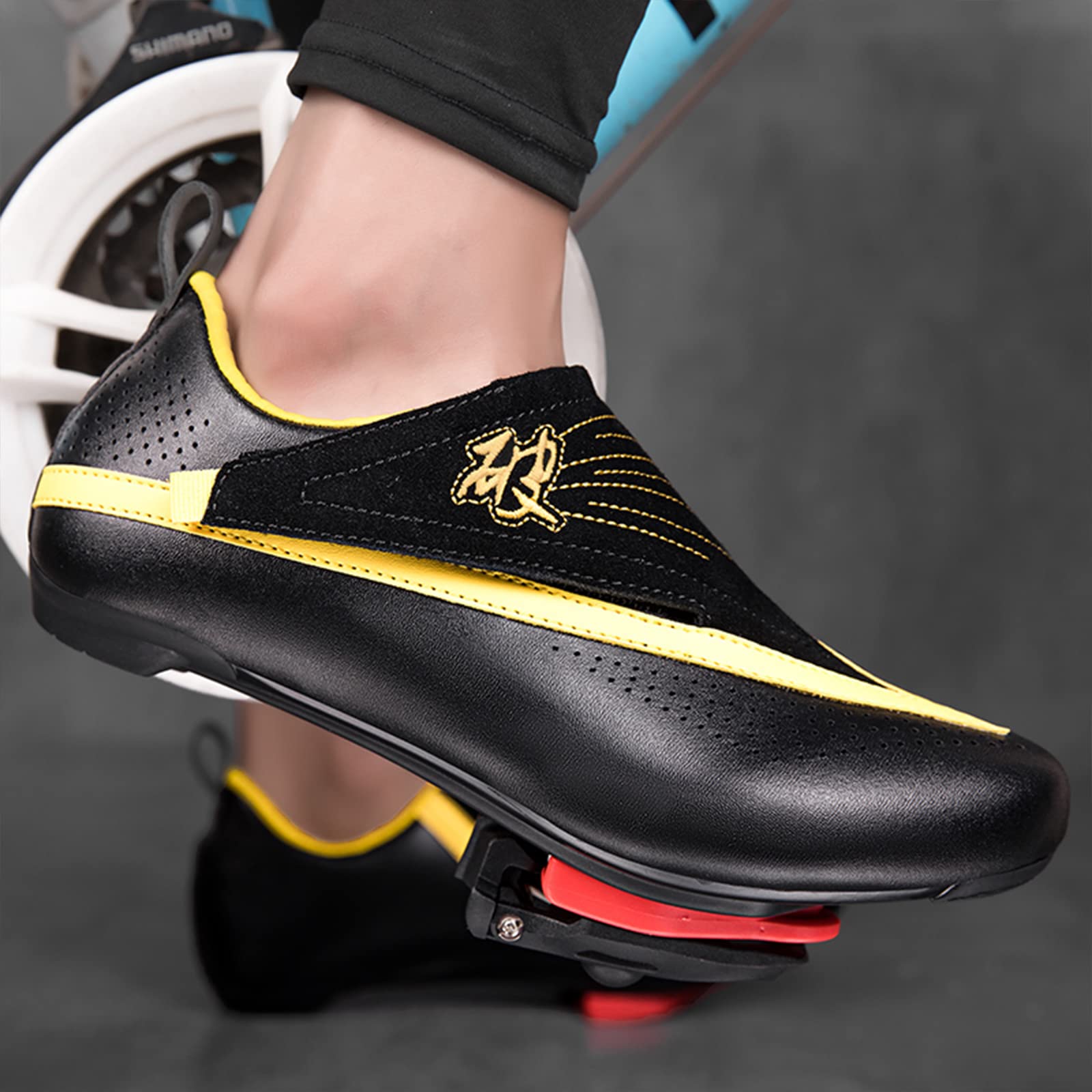 SDEQA Męskie Damskie Buty Kolarskie Buty do rowerów szosowych Indoor Peloton Kompatybilny z Peloton SPD ARC Look Delta Cleats Buty rowerowe