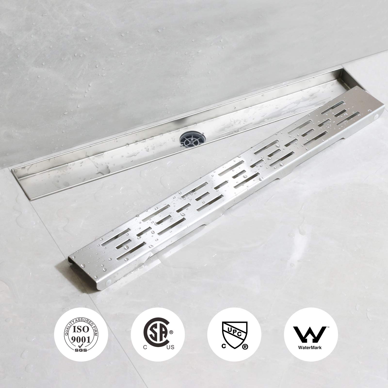 Lineaire Douchegoten 70 cm | Badkamer Materiaal