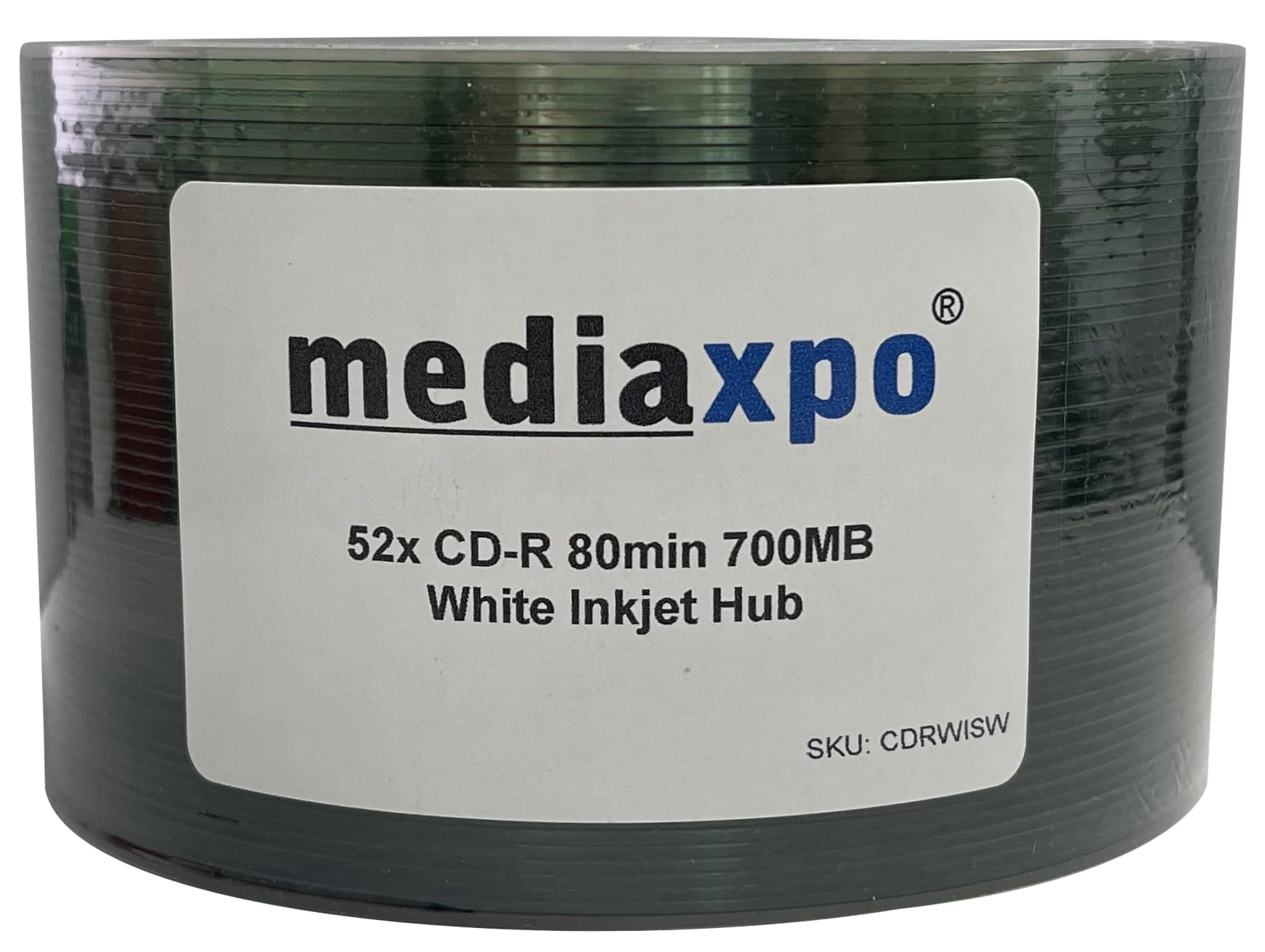 Amazon.com: Mediaxpo 100 Grade A 52x CD-R 80min 700MB White Inkjet