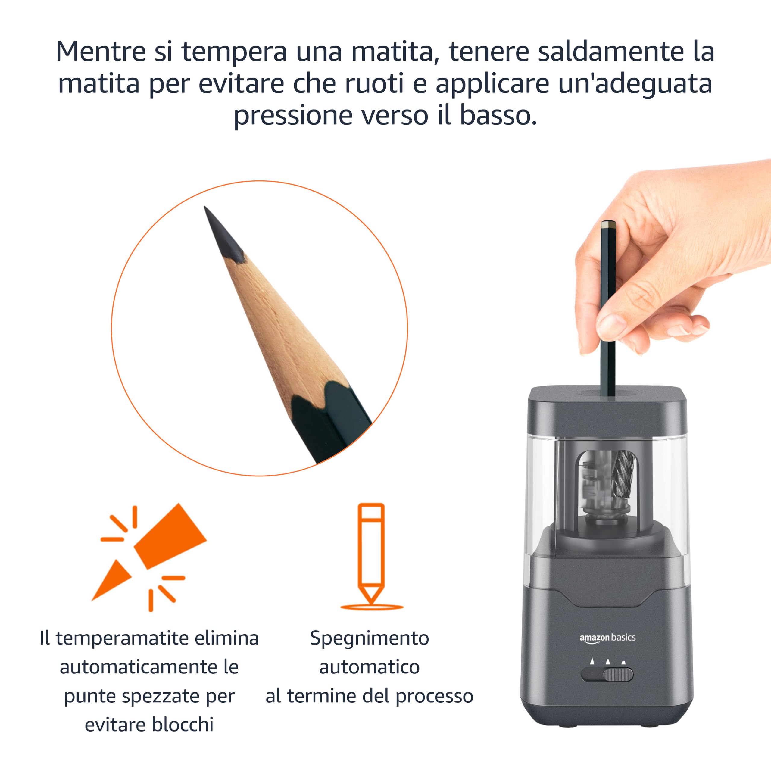 Tyenaza Temperamatite Elettrico A Doppio Foro: Senza Fili, A Batteria, Sicuro E Veloce