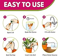 Vista 4 de Blumat Dispositivos de riego de plantas Inserto de maceta de riego automático XL clásico Estacas de riego automático de plantas por goteo