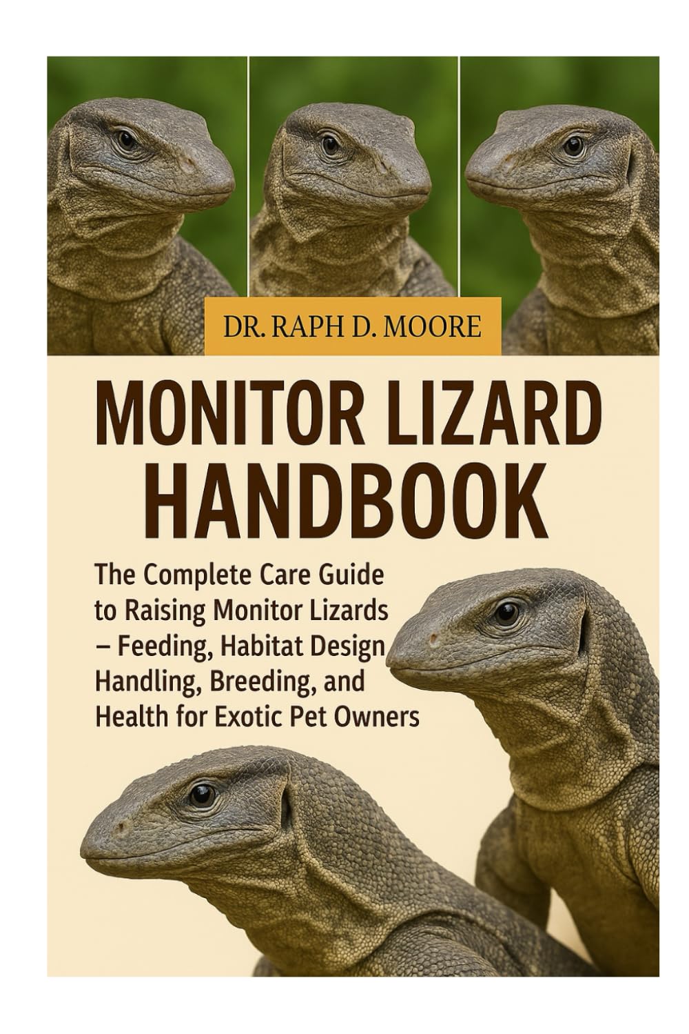 MONITOR LIZARD: The Complete Care Guide to Raising Monitor Lizards – Feeding, Habitat Design, Handling, Breeding, and Health for Exotic Pet Owners