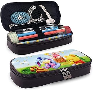 Astuccio per matite Baby Winnie The Pooh Astuccio per matite di grande capacità Astuccio per penna per trucco Cancelleria con portapenne a doppia cerniera per scuola/ufficio