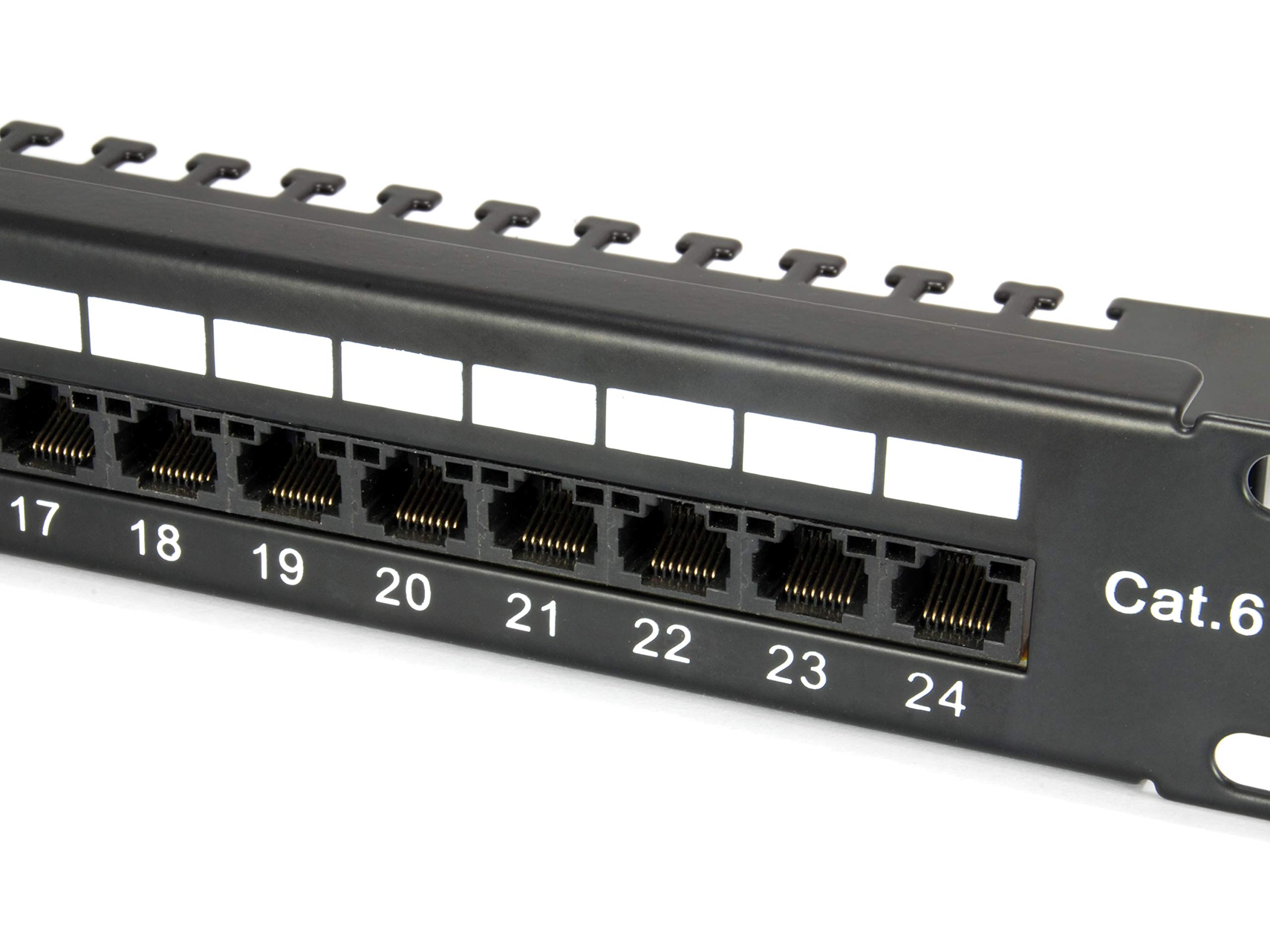 Equip Panel de Parcheo 24 Puertos Cat 6 sin Blindaje