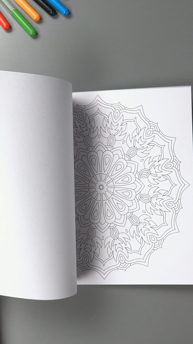 Image of Mandala: Colouring Books for Adults with Tear Out Sheets (Adult Colouring Book) [Paperback] Wonder House Books Editorial