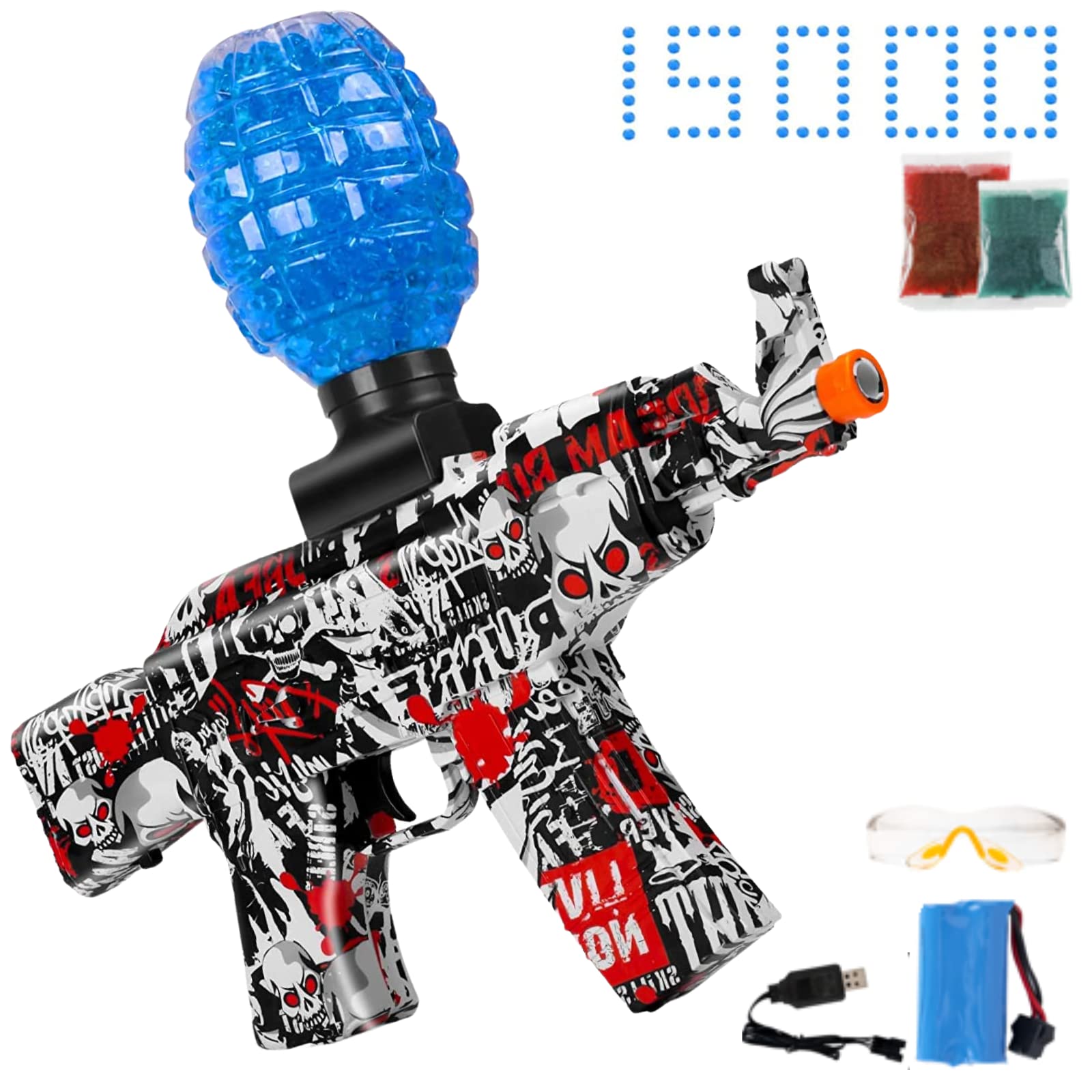 Buy Electric Gel Ball Blaster Gun Toy Splatter Ball Gun Automatic with