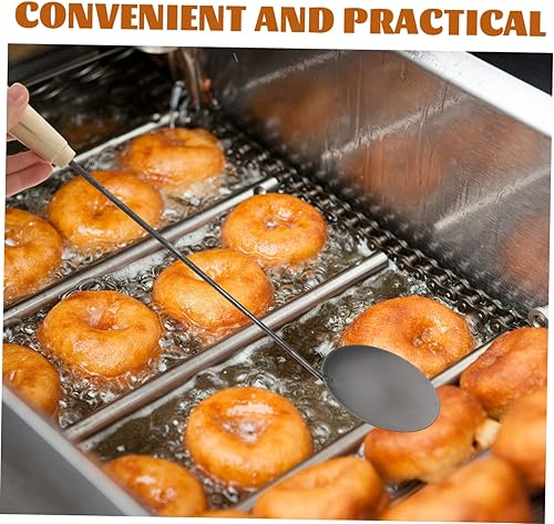 Miniatura 5 de Anneome Cuchara para pastel de camarones, roseta escandinava de hierro, molde para galletas, embudo, máquina para pasteles, cuchara de metal para