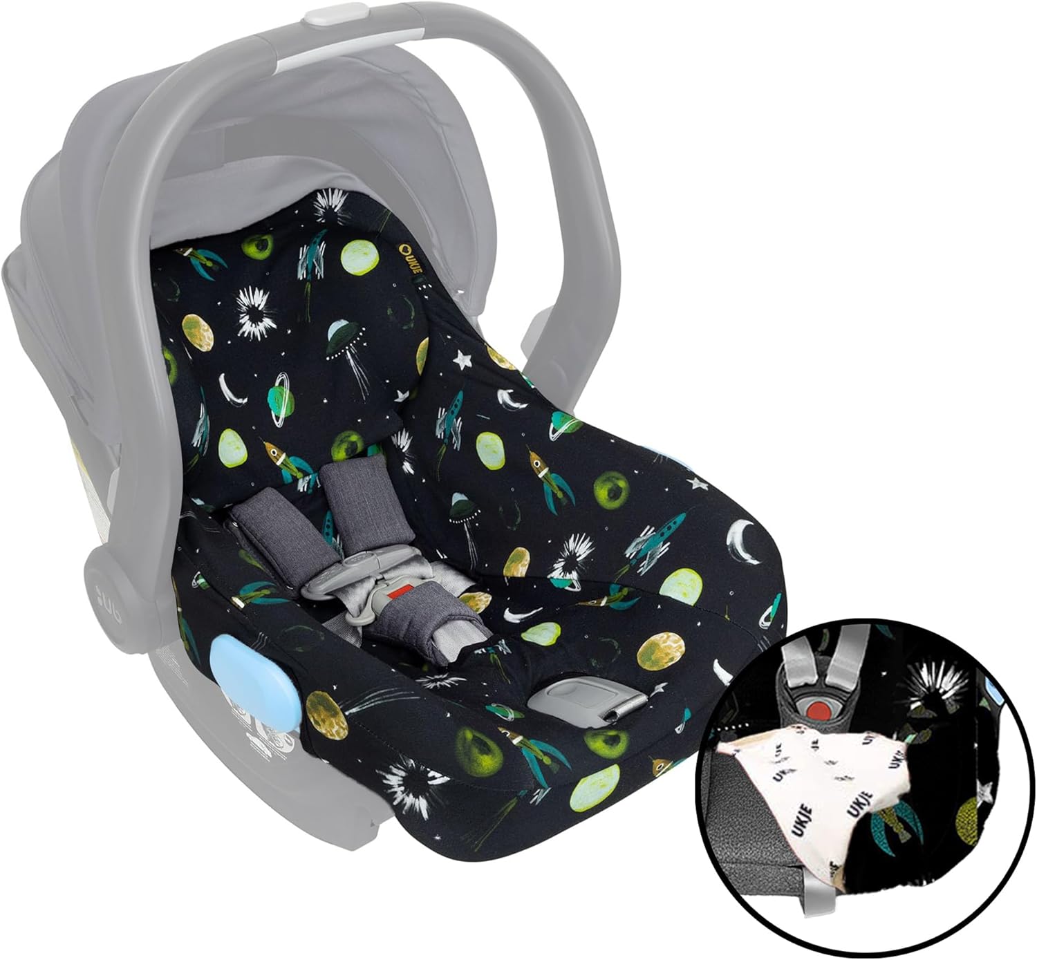 UKJE Protective Car Seat Cover Liner, Compatible with Uppa